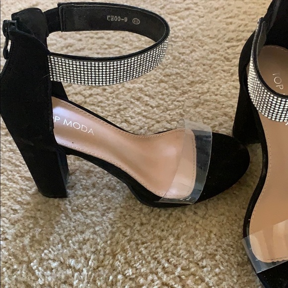 Size 6.5 heels. Worn once. Super gorgeous! - Picture 3 of 6